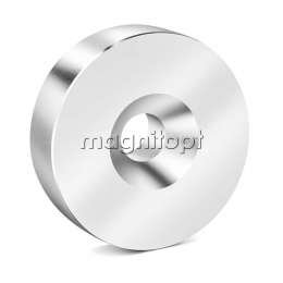 Неодимовый магнит с зенковкой St 40х5 мм